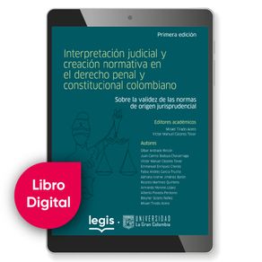 INTERPRETACION JUDICIAL Y CREACION NORMATIVA 1A ED